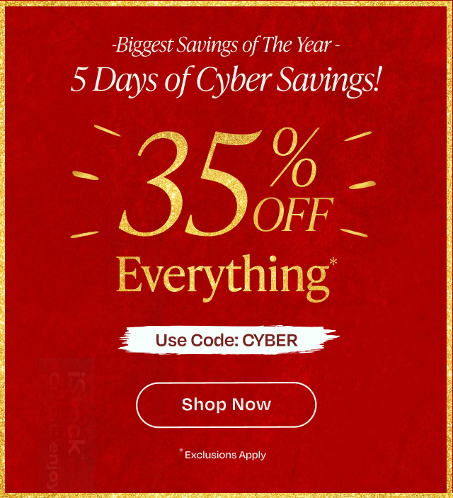 Biggest savings of the year - 35% off everything