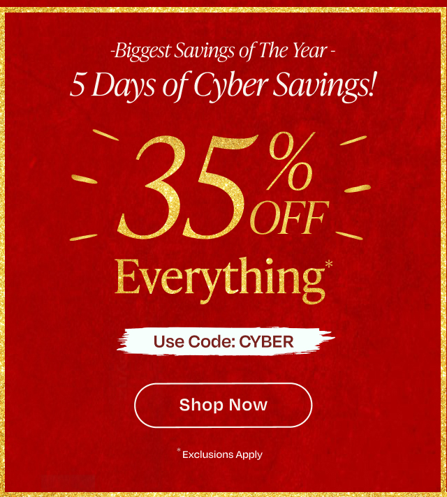 Biggest savings of the year - 35% off everything