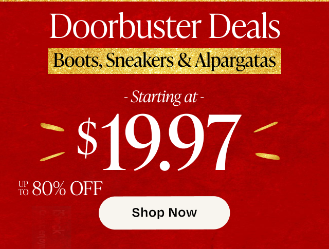 Doorbuster Deals - Starting at $19.97