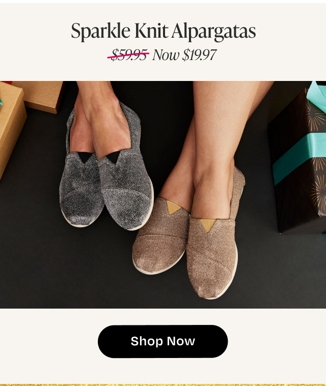 Sparkle Knit Alpargatas