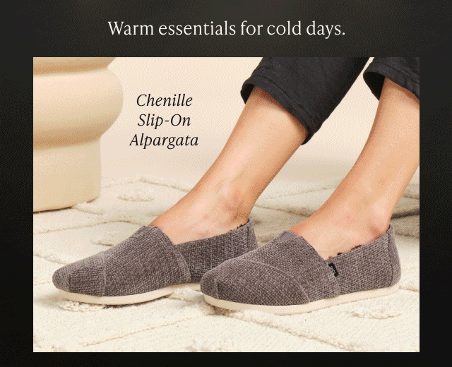 Chenille Slip-On Alpargata