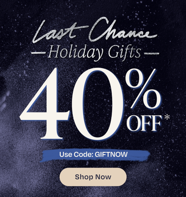 Last Chance 40% Off