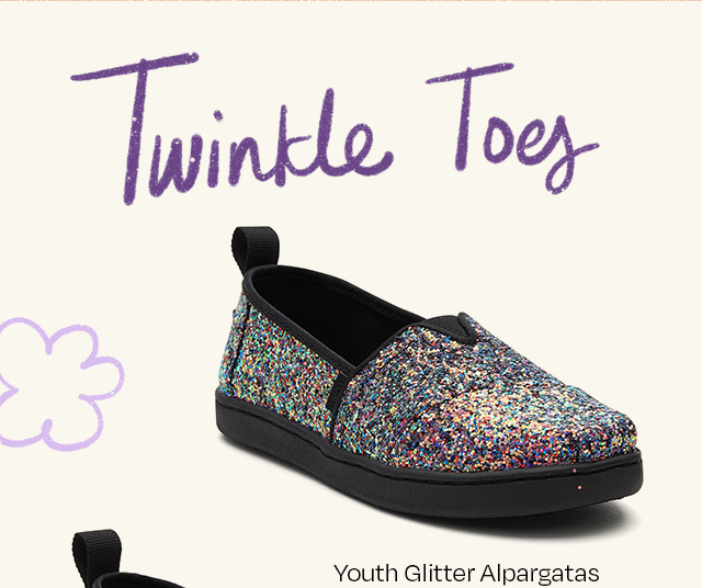 Youth Glitter Alpargatas