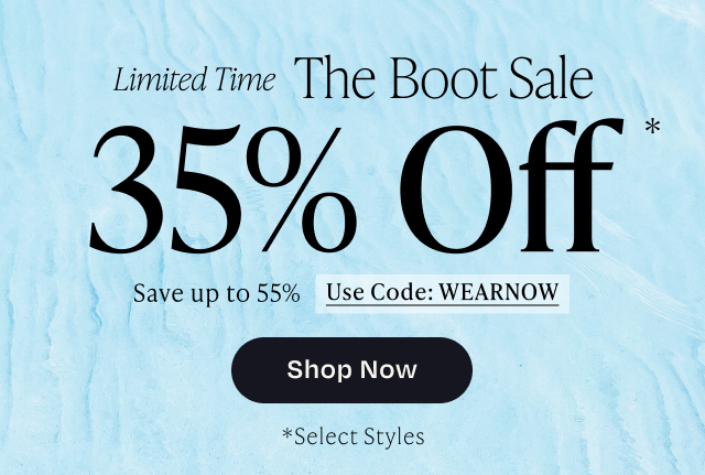 The Boot Sale 35% Off