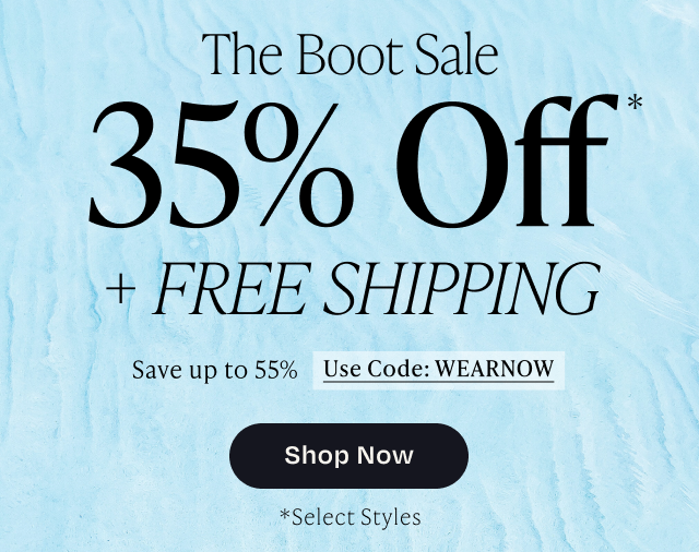 The Boot Sale 35% Off + Free Shipping