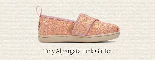 Tiny Alpargata Pink Glitter