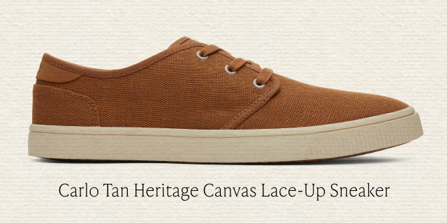 Carlo Tan Heritage Canvas Lace-Up Sneaker