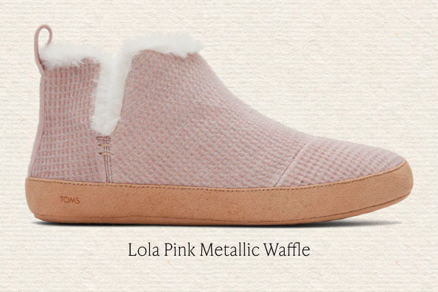 Lola Pink Metallic Waffle