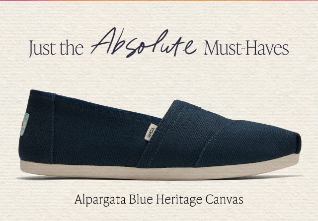 Alpargata Blue Heritage Canvas