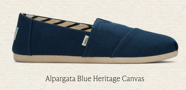 Alpargata Blue Heritage Canvas