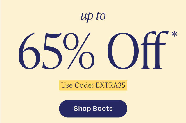 Up to 65% off on boots