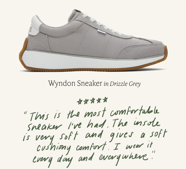 Wyndon Sneaker in Drizzle Grey