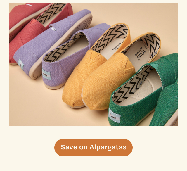 Save on Alpargatas