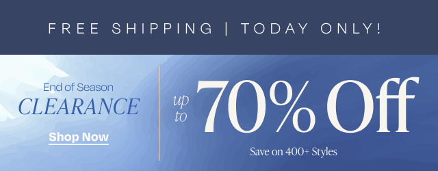 Up to 70% off + free shipping - last day