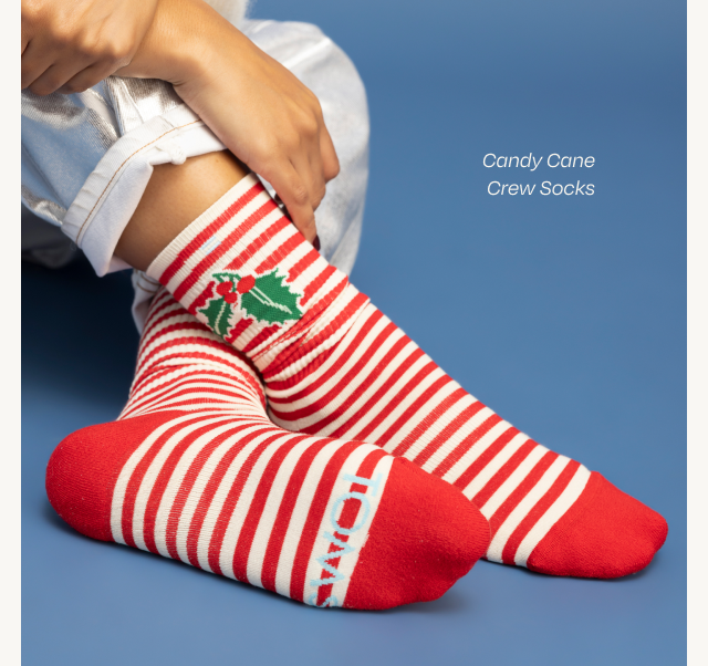 Candy Cane Socks