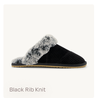 Black Rib Knit - Image