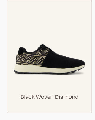 Black Woven Diamond