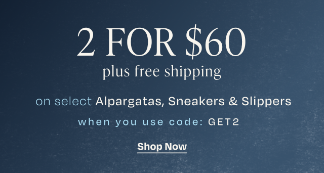 2 for $60 plus free shipping - Image