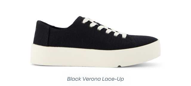 Black Verona Lace-Up - Image