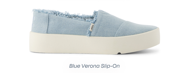 Blue Verona Slip-On - Image