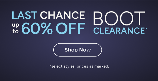 Last Chance Boot Clearance up to 60% OFF - Image
