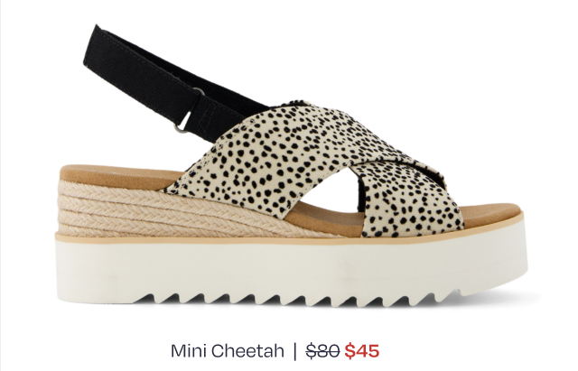 Diana Crossover Wedge Sandal - Image