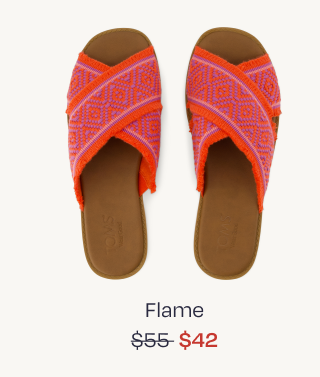 Mae Crossover Slide Sandal - Image