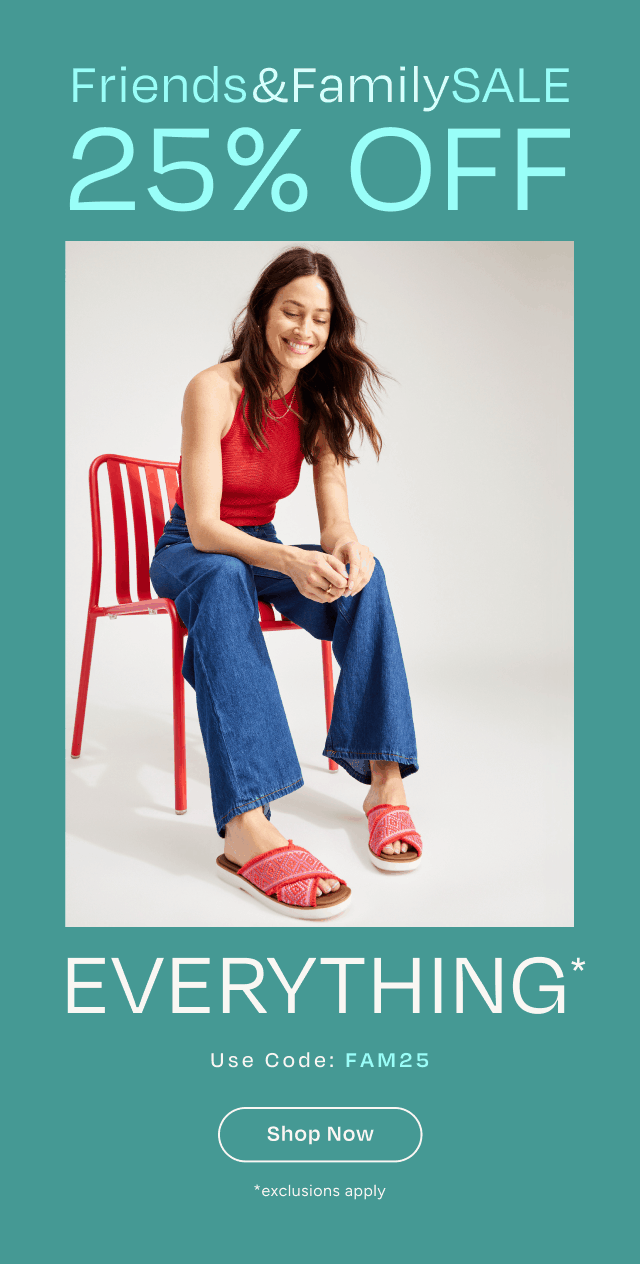 Friends & Family Sale - 25% OFF Everything - Image