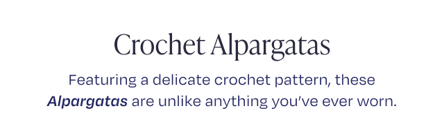 Crotchet Alpargatas