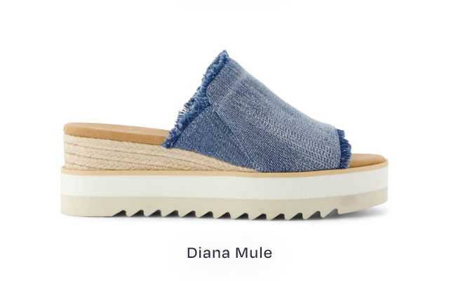 Diana Mule Wedge Sandal - Image