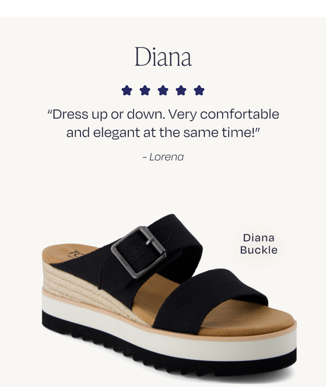 Diana Mule Buckle Wedge Sandal - Image