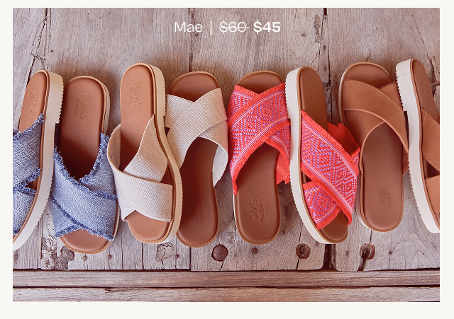 Mae Crossover Slide Sandal - Image