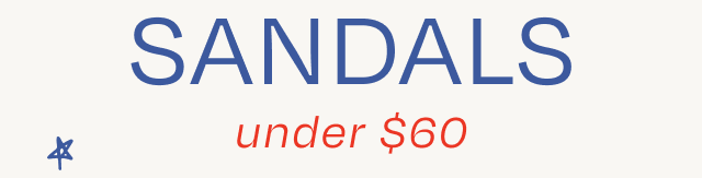 Sandals Under $60 - Image