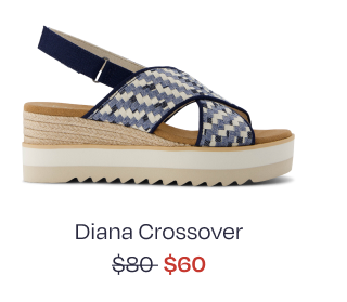 Diana Crossover Wedge Sandal - Image