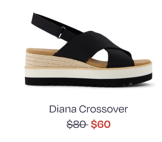 Diana Crossover Wedge Sandal - Image