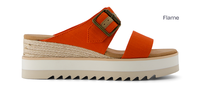 Diana Mule Buckle Wedge Sandal - Image
