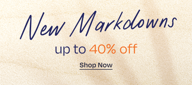 Shop New Markdowns - Button