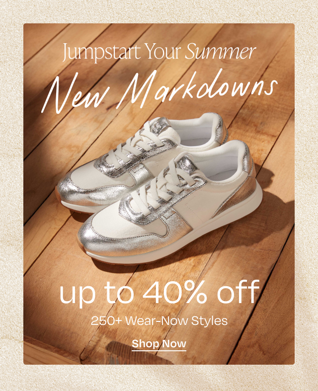 Shop New Markdowns - Button