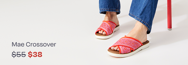 Mae Crossover Slide Sandal - Image