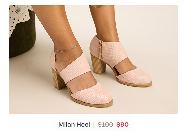 Milan Closed Toe Heel - Image
