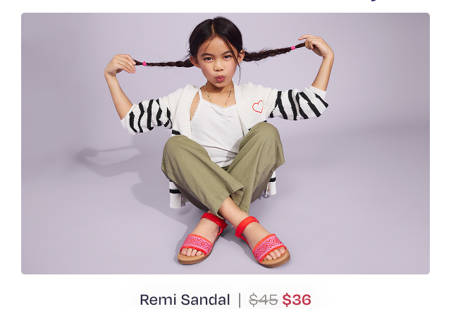 Remi Ankle Strap Kids Sandal - Image