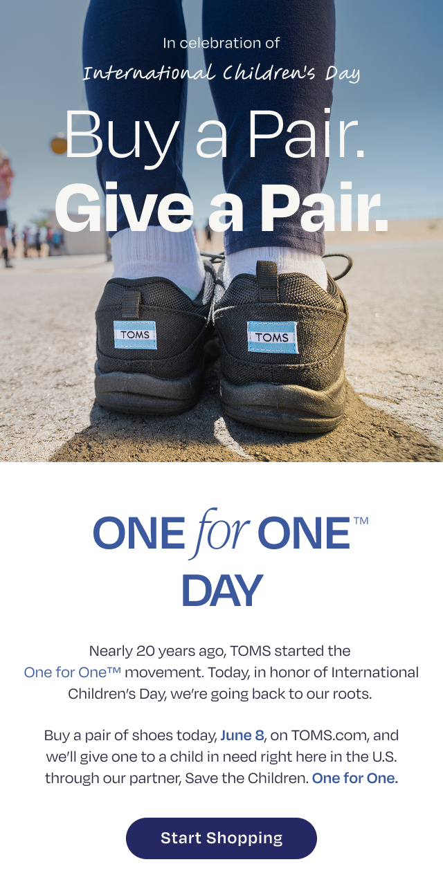 Buy a Pair. Give a Pair. - Image
