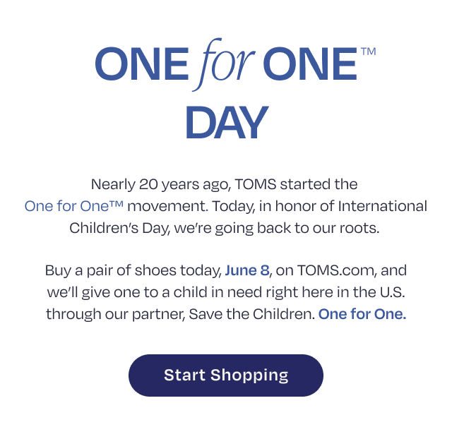 One for One Day - Image