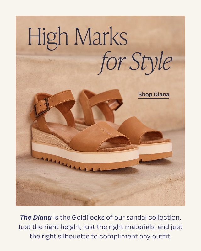 Diana Wedge Sandal - Button