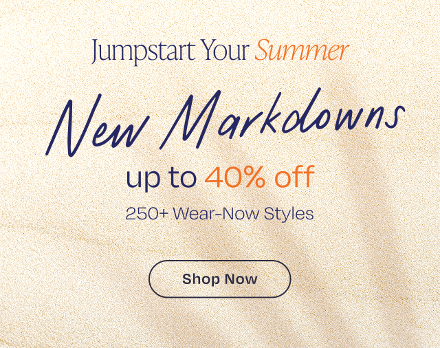 Shop New Markdowns - Button