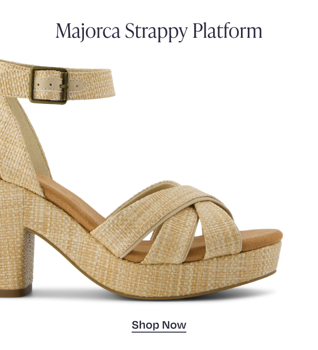 Shop Majorca Rope Strappy Platform Sandal - Button