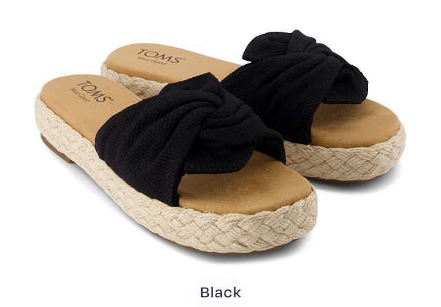 Abby Slide Flatform Espadrille Sandal - Image