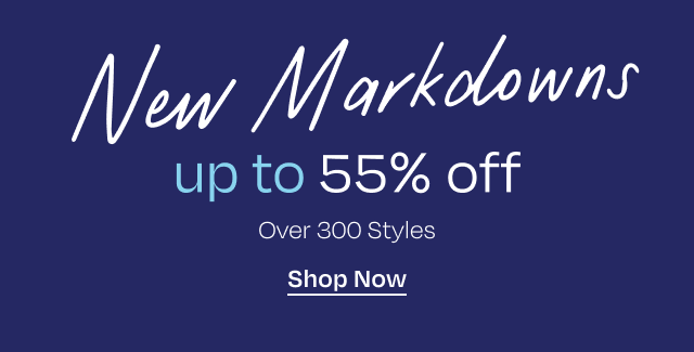 Shop New Markdowns - Button