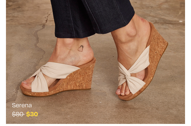 Serena Cork Wedge Sandal - Image