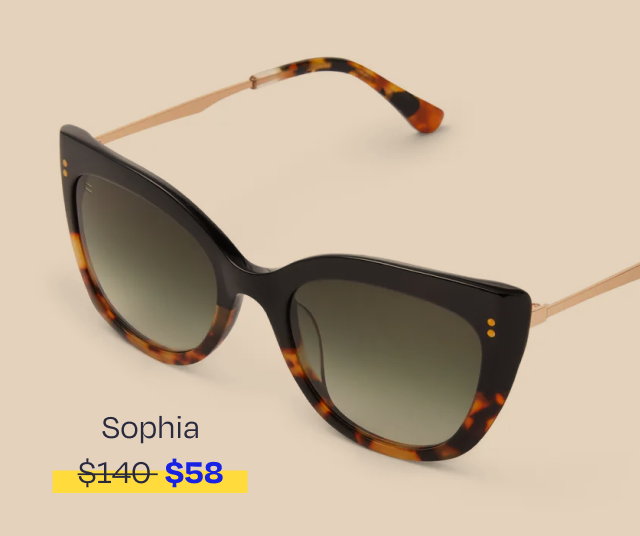 Sophia Handcrafted Sunglasses - Image